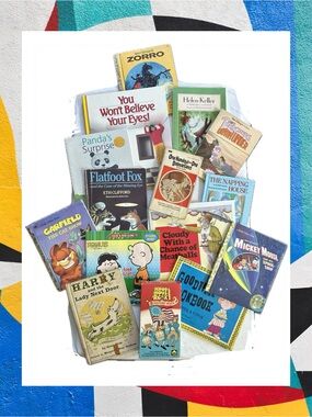Vintage children’s book/VHS lot